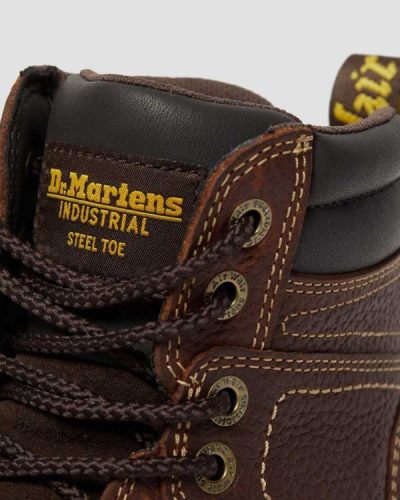 Botas Dr Martens Pitch Steel Toe Cuero Para Mujer DR1344U